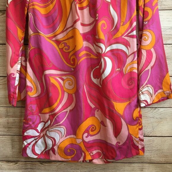 NEW WITH TAGS TRINA TURK FOR BANANA REPUBLIC SILK BLEND BONITA DRESS IN PINK - Picture 2 of 8